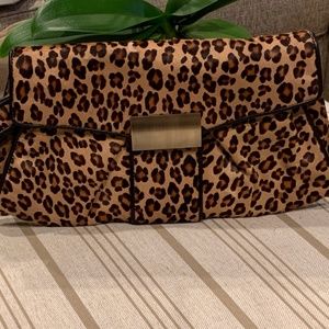 KOOBA Pony Hair Animal Clutch